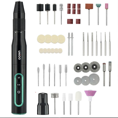 UNIOO Cordless Mini Rotary Tool Kit – 58-in-1 Engraving & Polishing Set