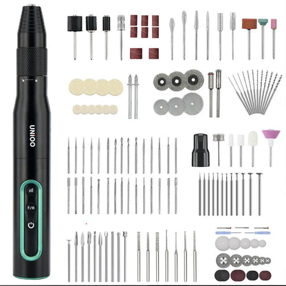 UNIOO Cordless Mini Rotary Tool Kit – 58-in-1 Engraving & Polishing Set
